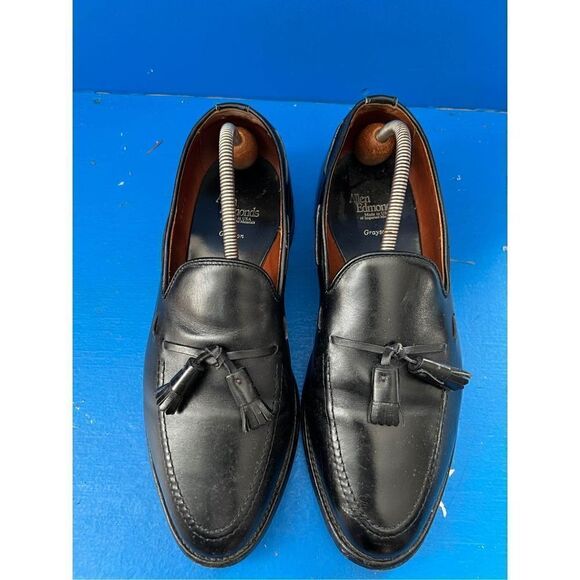 Allen Edmonds "GRAYSON" Men's Tassel Loafers 9 D  Black  Made in USA (806) - Picture 5 of 7